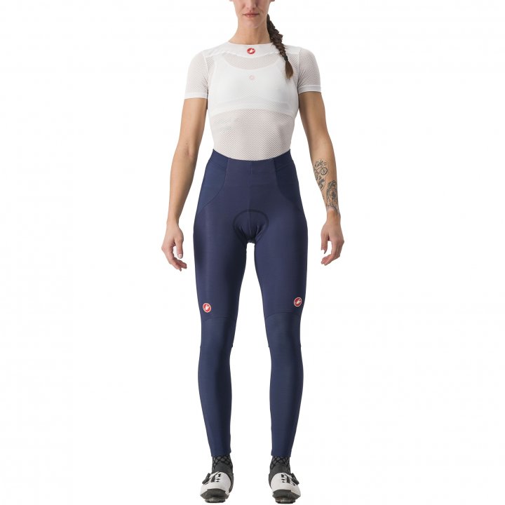 Castelli Sorpasso RoS W Trägerhose (ohne Lätzchen) Blau/Silber Damen 4520564-424