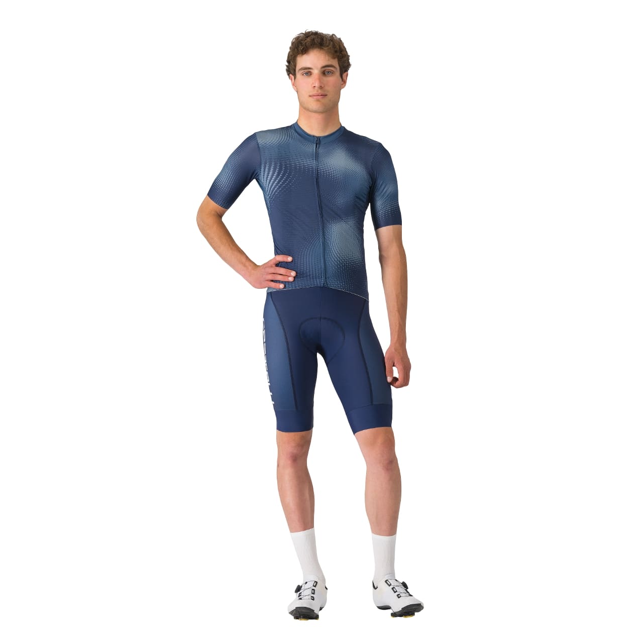Castelli vortice jersey kurzarmtrikot blau herren 4525016-424