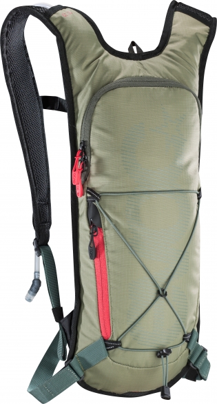 Evoc CC 3L + 2L Trinkblase Rucksack Grün 100306322