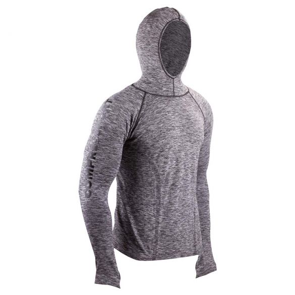 Compressport 3D thermo seamless hoodie Grau HD3D-90
