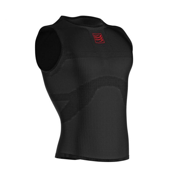 Compressport 3D thermo ultralight shirt Ärmellos Unterwäsche Schwarz TS3D-TK99