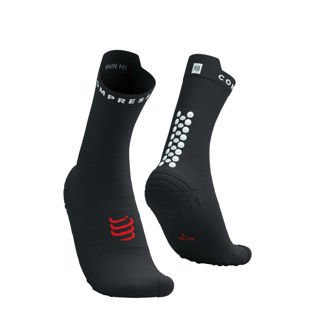 Compressport Pro Racing Socks V4.0 Run High schwarz XU00046B9027