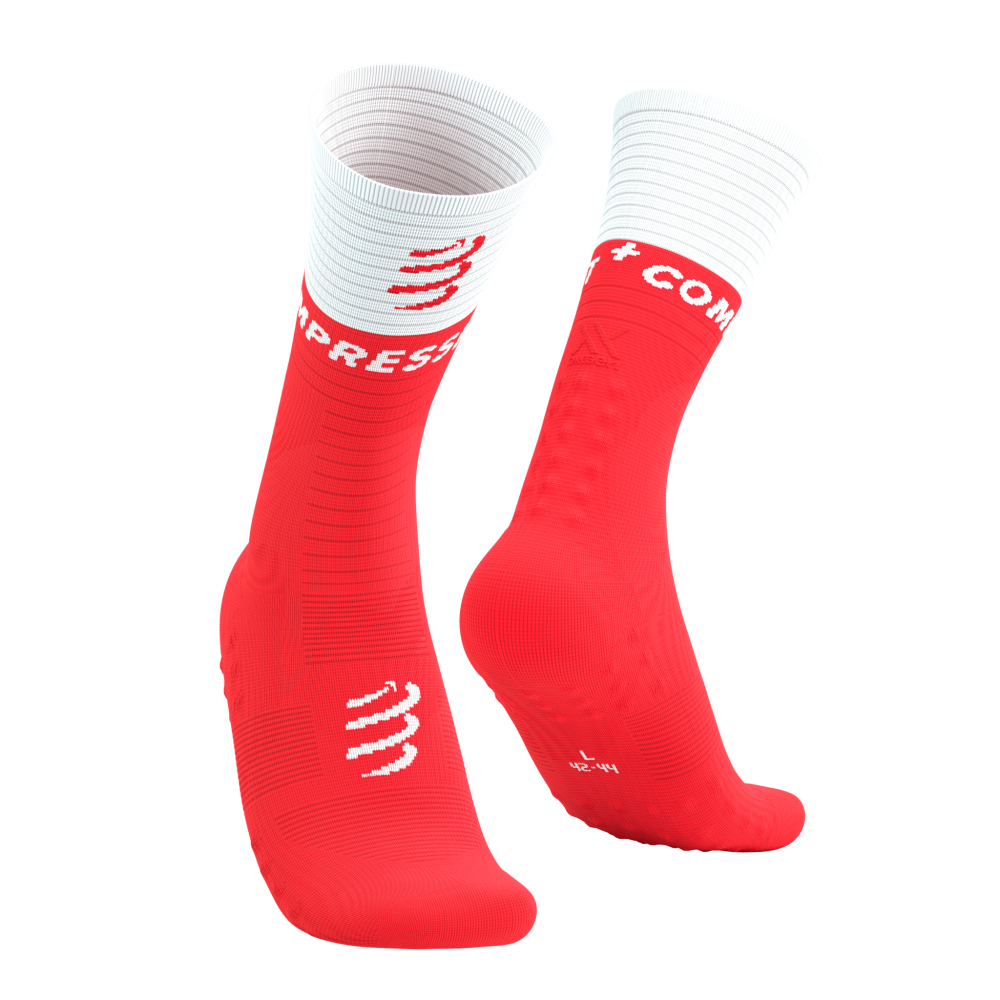 Compressport Mid Compression v2.0 Laufsocken Rot SQTU3543090