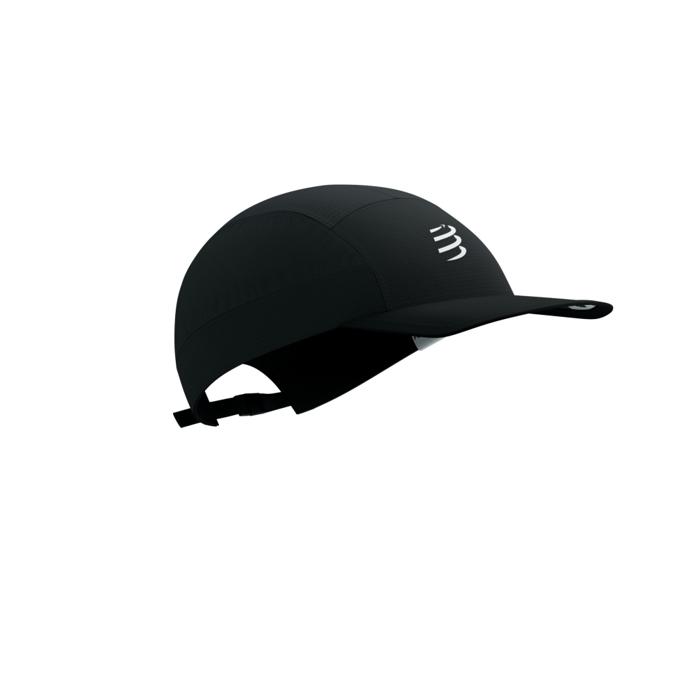 Compressport 5 Panel Light Cap Schwarz XHWU7369038TU