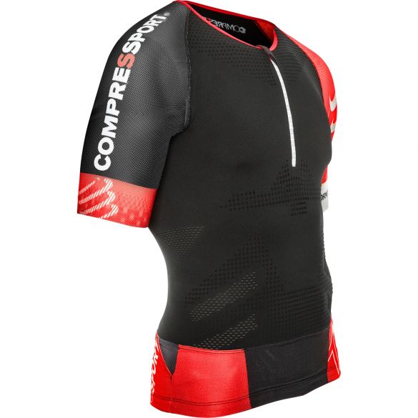 Compressport Trail running shirt v2 Compression Schwarz TSTRV2-SS99