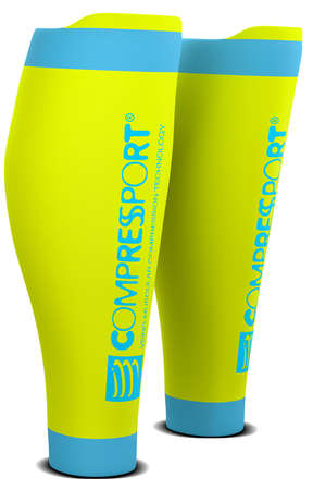 Compressport R2 v2 Wadenkompressoren Gelb R2V2-FL1100
