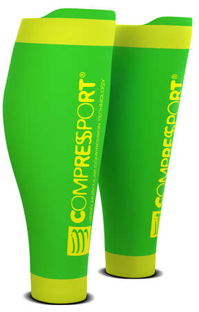 Compressport R2 v2 Wadenkompressoren Grün R2V2-FL6140
