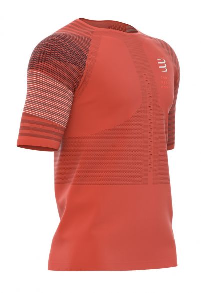 Compressport Racing Kurzarm t-shirt Orange Herren TSRUNR-SS-22