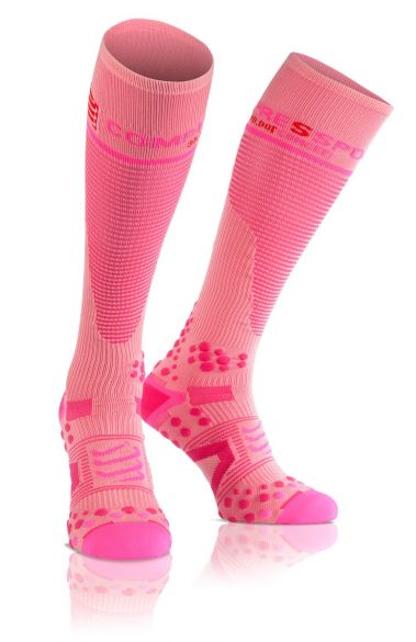 Compressport Fullsocks v2.1 Kompressionsstrümpfe Rosa FSV211-3430