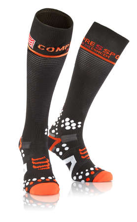 Compressport Fullsocks v2.1 Kompressionsstrümpfe Schwarz FSV211-99