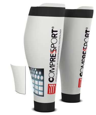 Compressport US v2 Wadenkompressoren Weiß USV2-00