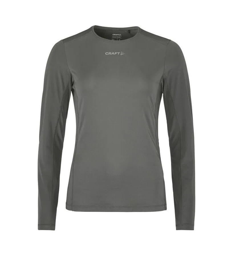 Craft ADV Essence 2 Langarm-Laufshirt Grau Damen 1914797-985000