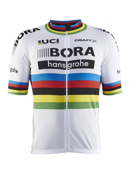Craft Bora Hansgrohe Replica Radtrikot Weiß 1906104-4900
