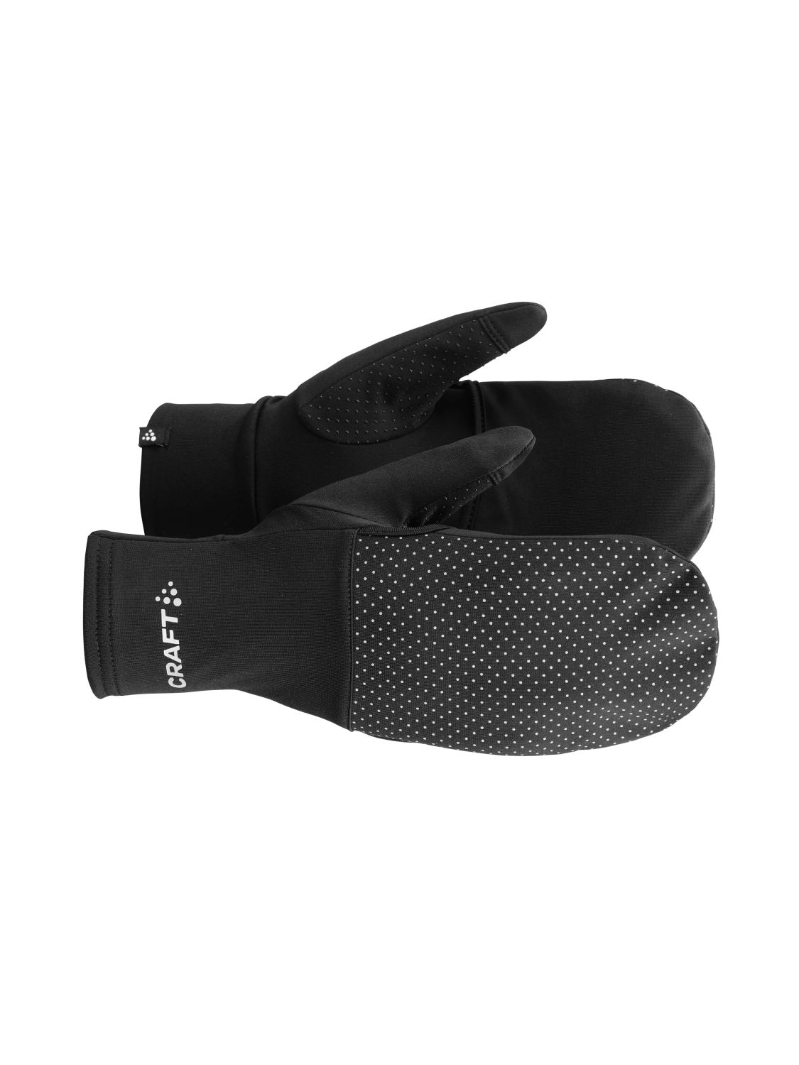 Craft Lumen Fleece Hybrid 2 Laufhandschuhe Schwarz Unisex 1916707-999000