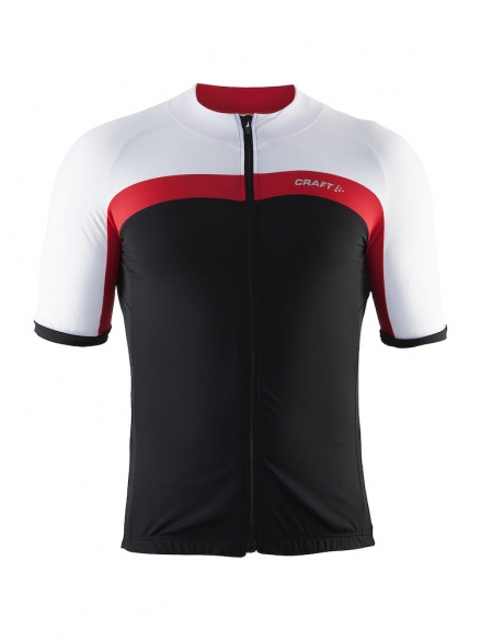 Craft Velo Radtrikot Schwarz/Rot/Weiß Herren 1903993-9430