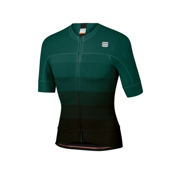 Sportful Bodyfit pro evo Radtrikot Kurzarm Grün/Schwarz Herren 1120003-329