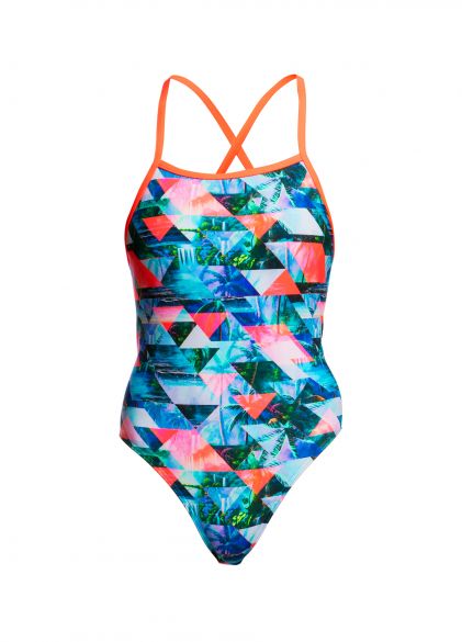 Funkita Split scene Tie Me Tight Badeanzug Damen FKS001L01801
