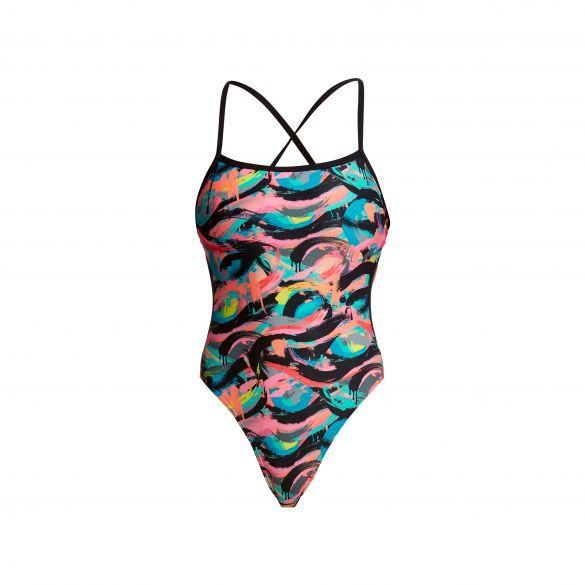 Funkita Crazy painter Cut Away Badeanzug Damen FKS004L02183