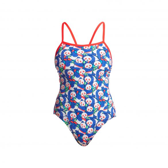 Funkita Pandamania Single Strap Badeanzug Damen FKS030L02327