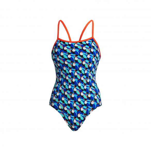 Funkita Touche eco Single Strap Badeanzug Damen FKS030L02443