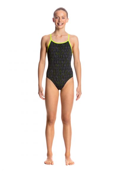 Funkita Binary babe Diamond Back Badeanzug Mädchen FS11G01642