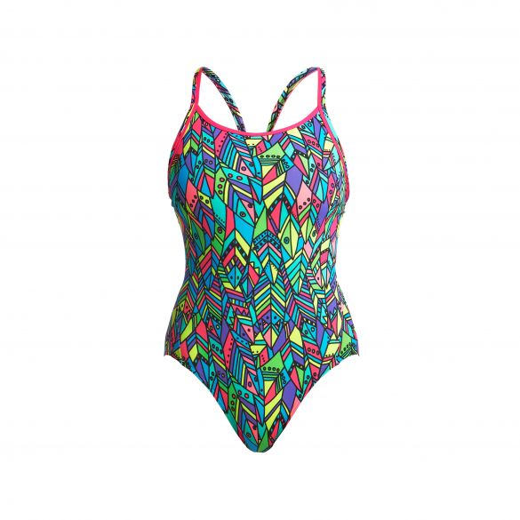 Funkita Feather fiesta Diamond Back Badeanzug Damen FS11L02312