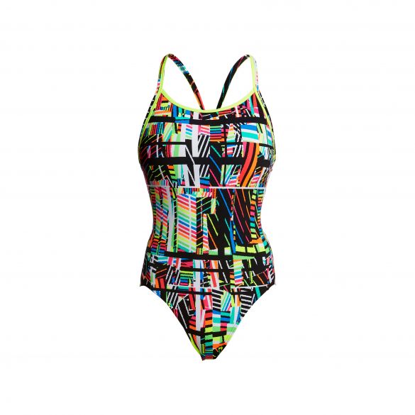 Funkita Interference Diamond Back Badeanzug Damen FS11L02207