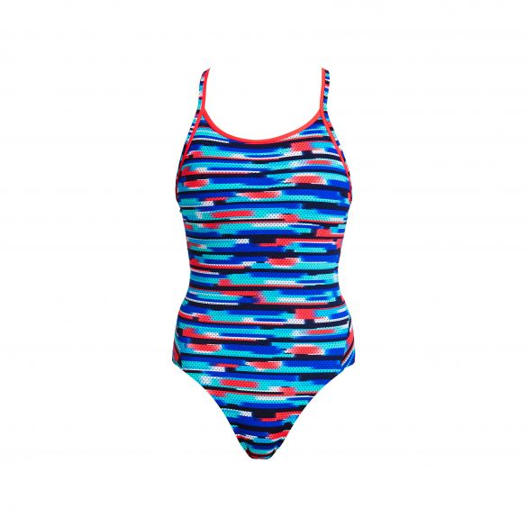 Funkita Meshed up Diamond Back Badeanzug Damen FS11L01971