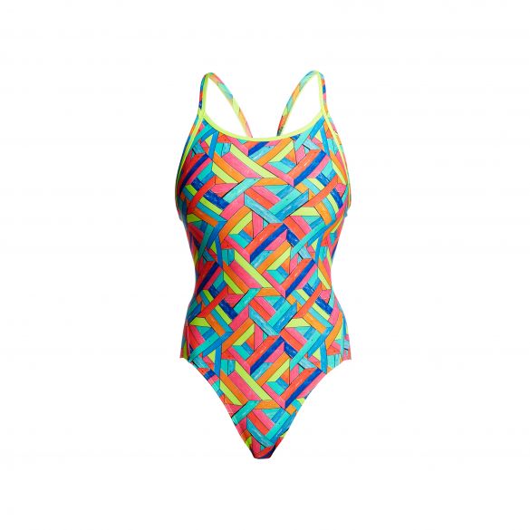 Funkita Panel pop Diamond Back Badeanzug Damen FS11L02211