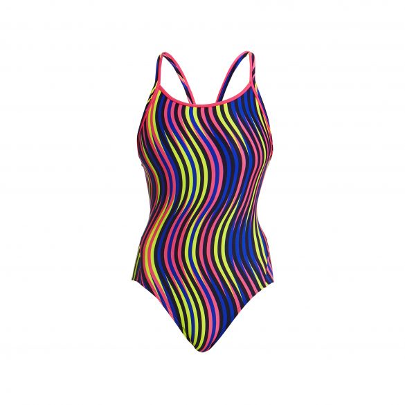 Funkita Squiggle piggle Diamond Back Badeanzug Damen FS11L02436
