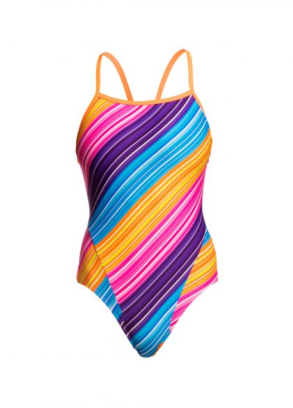 Funkita Fine lines Single Strap Badeanzug Damen FS15L01696