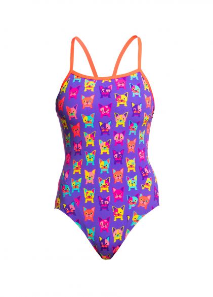 Funkita Pooch party Single Strap Badeanzug Damen FS15L01887