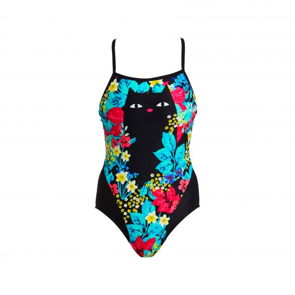 Funkita Scaredy cat Single Strap Badeanzug Damen FS15L01964