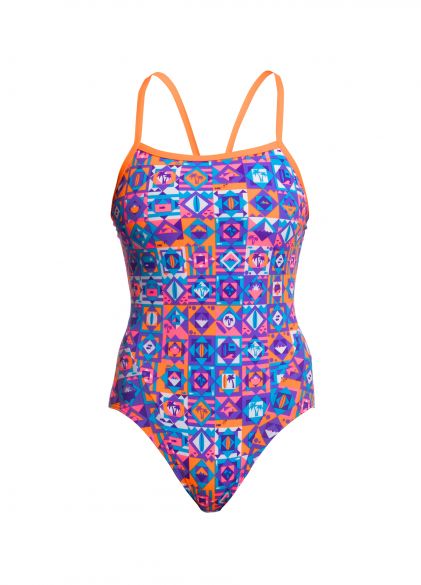 Funkita Slide show Single Strap Badeanzug Damen FS15L01891