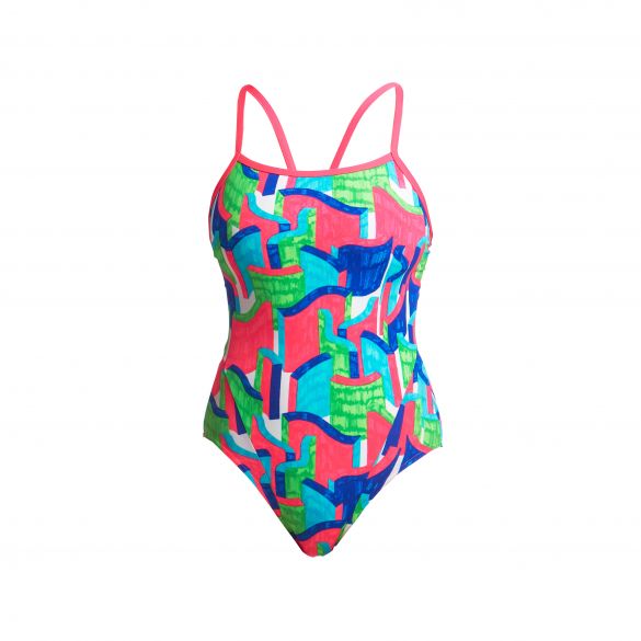 Funkita Texta towers Single Strap Badeanzug Damen FS15L02338
