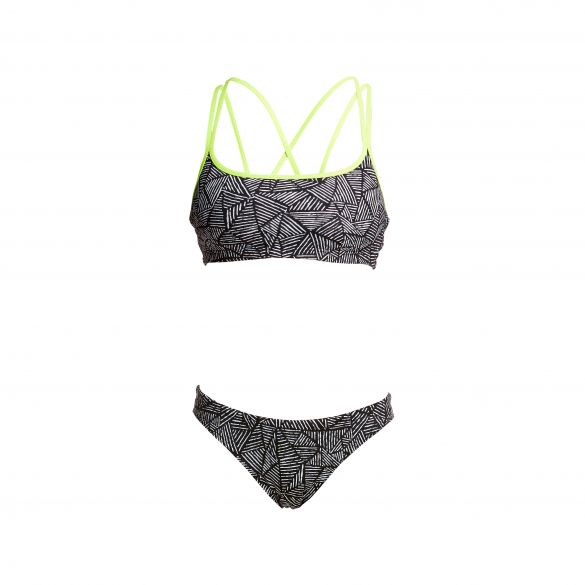 Funkita Black widow Criss cross sports Bikini Set Damen FS33L02179+FS24L02179