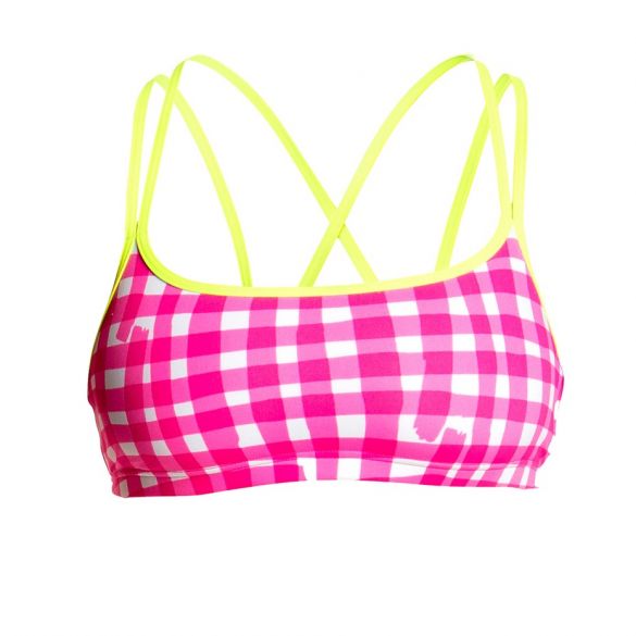 Funkita Check me out Criss cross sports Bikini-Oberteil Damen FS33L01669