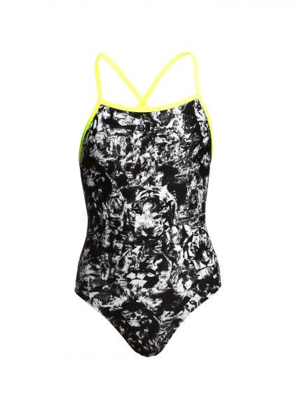 Funkita Midnight assassin Strapped In Badeanzug Mädchen FS38G01677