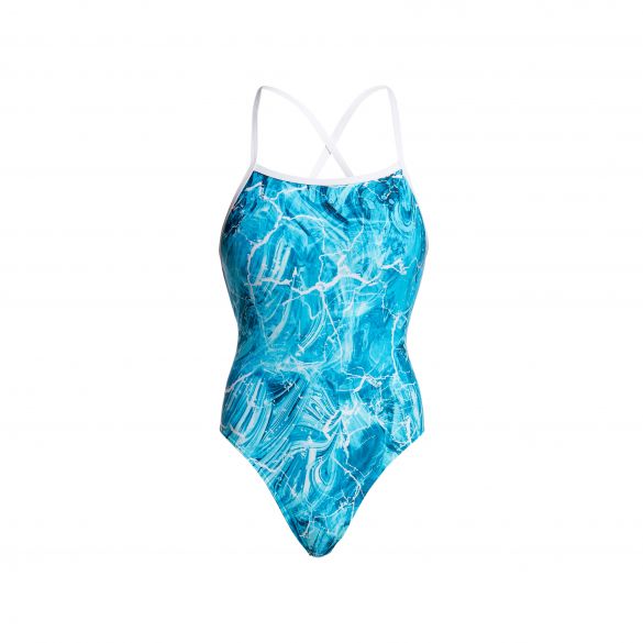Funkita Mint Marble Strapped In Badeanzug Damen FS38L02194