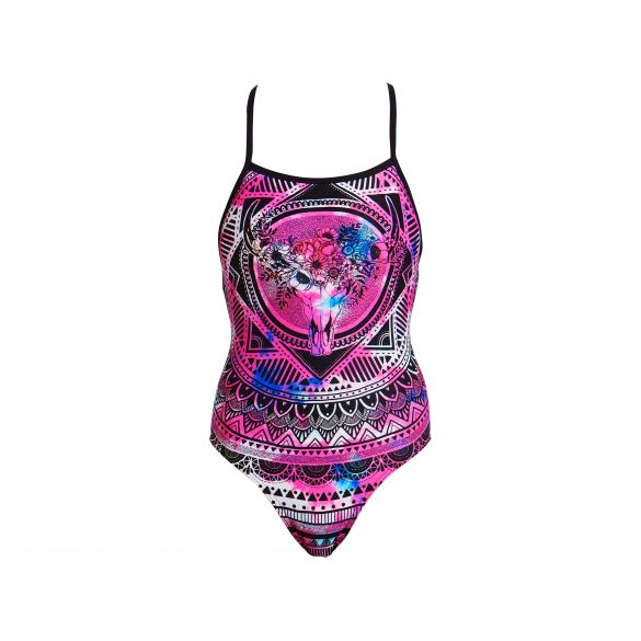 Funkita Skull swim Strapped In Badeanzug Damen FS38L01969