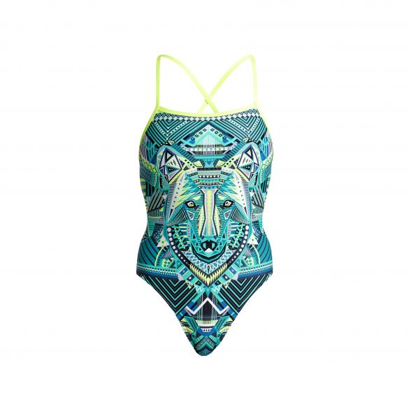 Funkita Wear wolf Strapped In Badeanzug Damen FS38L02080