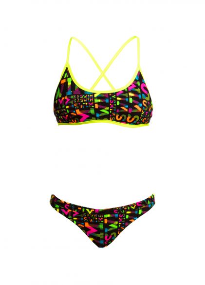 Funkita Night swim Tie down Bikini Set Damen FS39L01702+FS22L01638
