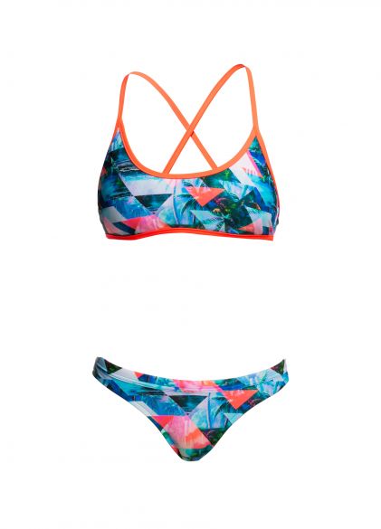 Funkita Split scene Tie down Bikini Set Damen FS39L01775+FS22L01740