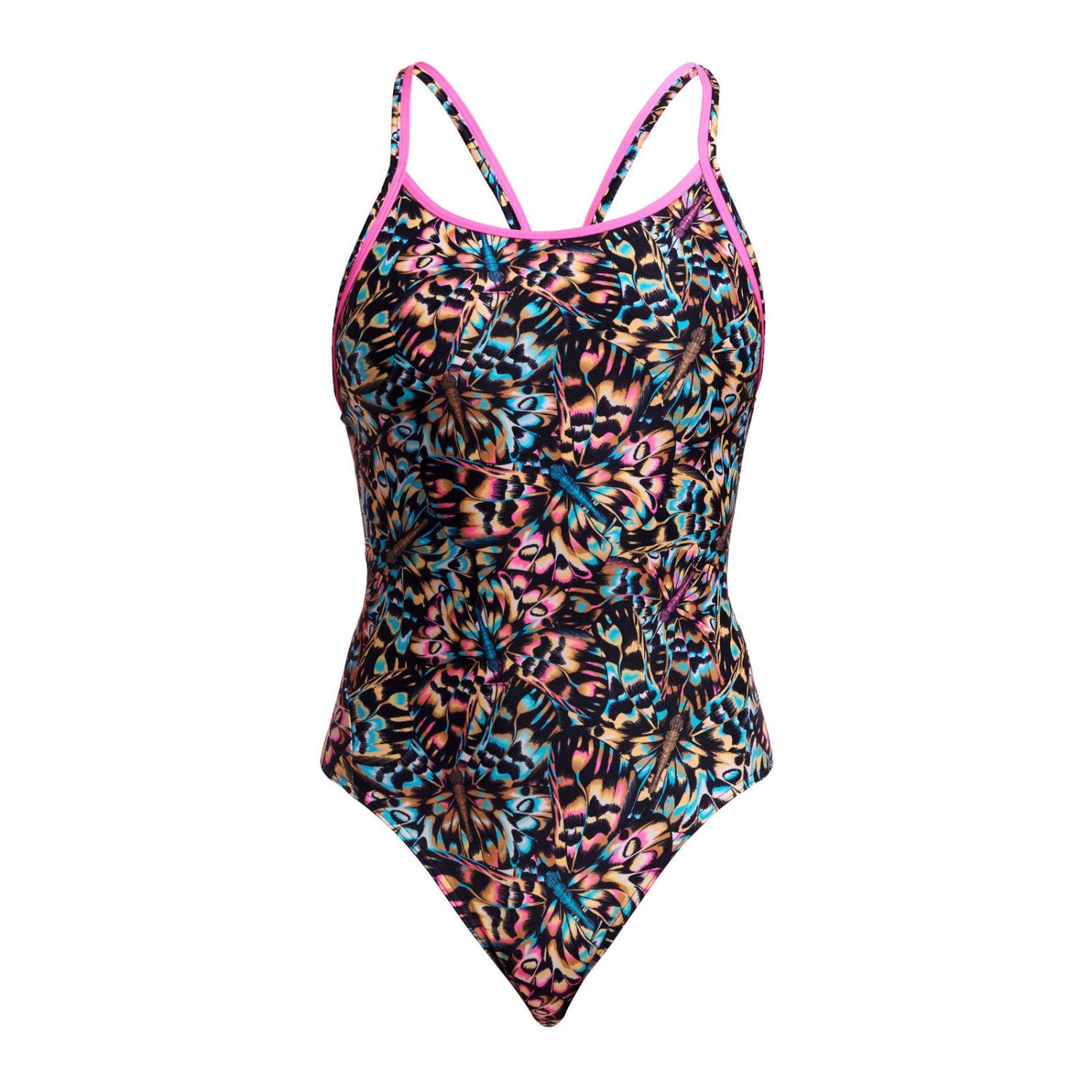 Funkita Copper Cluster Diamant Rücken Badeanzug Damen FKS033L72149