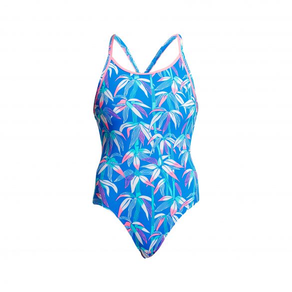 Funkita Boobam Blue Diamond Back Badeanzug Damen FS11L02633