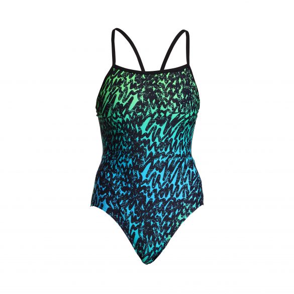 Funkita Spraying Alive Single Strap Badeanzug Damen FS15L71248
