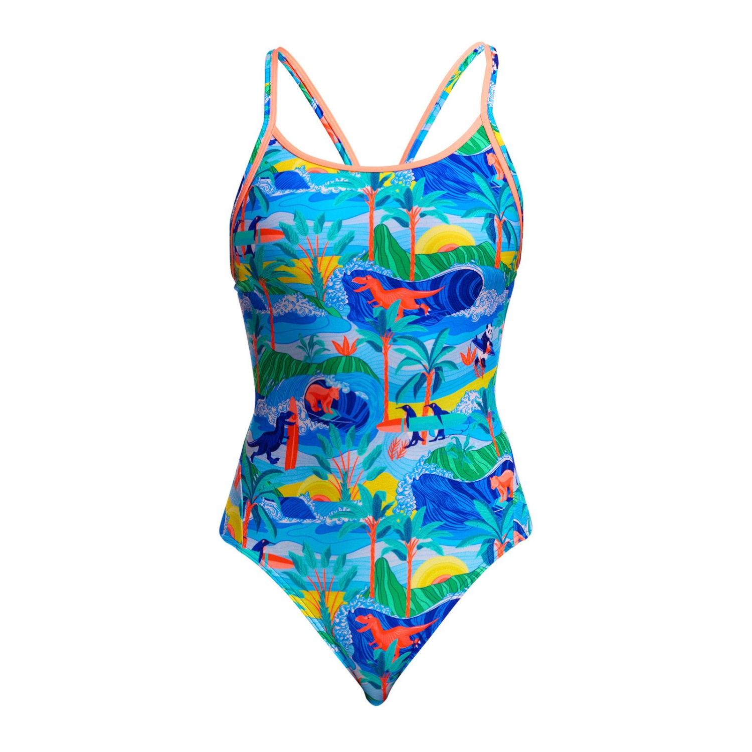 Funkita Duuude Diamant Rücken Badeanzug Damen FKS033L72152