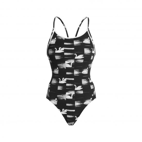 Funkita Black Swan Diamond Back Badeanzug Damen FS11L02539