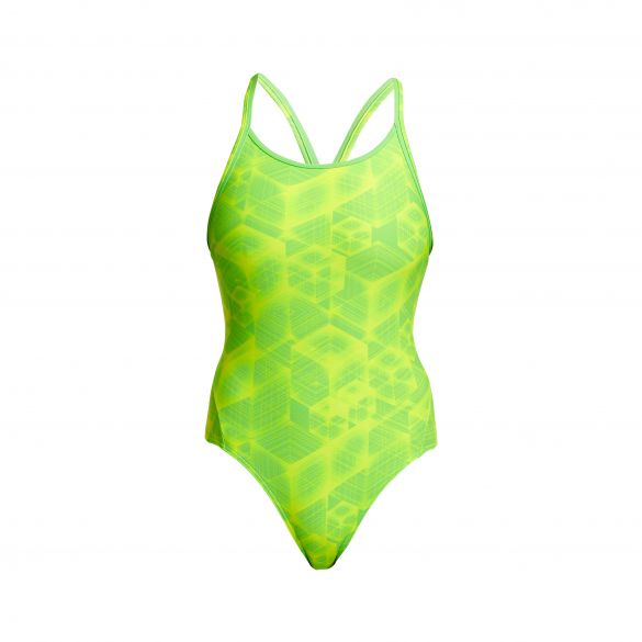 Funkita Neon Orbiter Diamond Back Badeanzug Damen FS11L02629