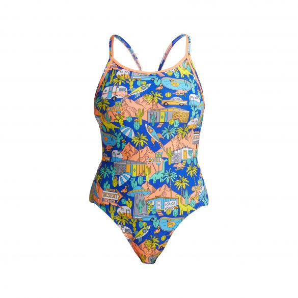 Funkita Wacky West Diamond Back Badeanzug Damen FS11L70921